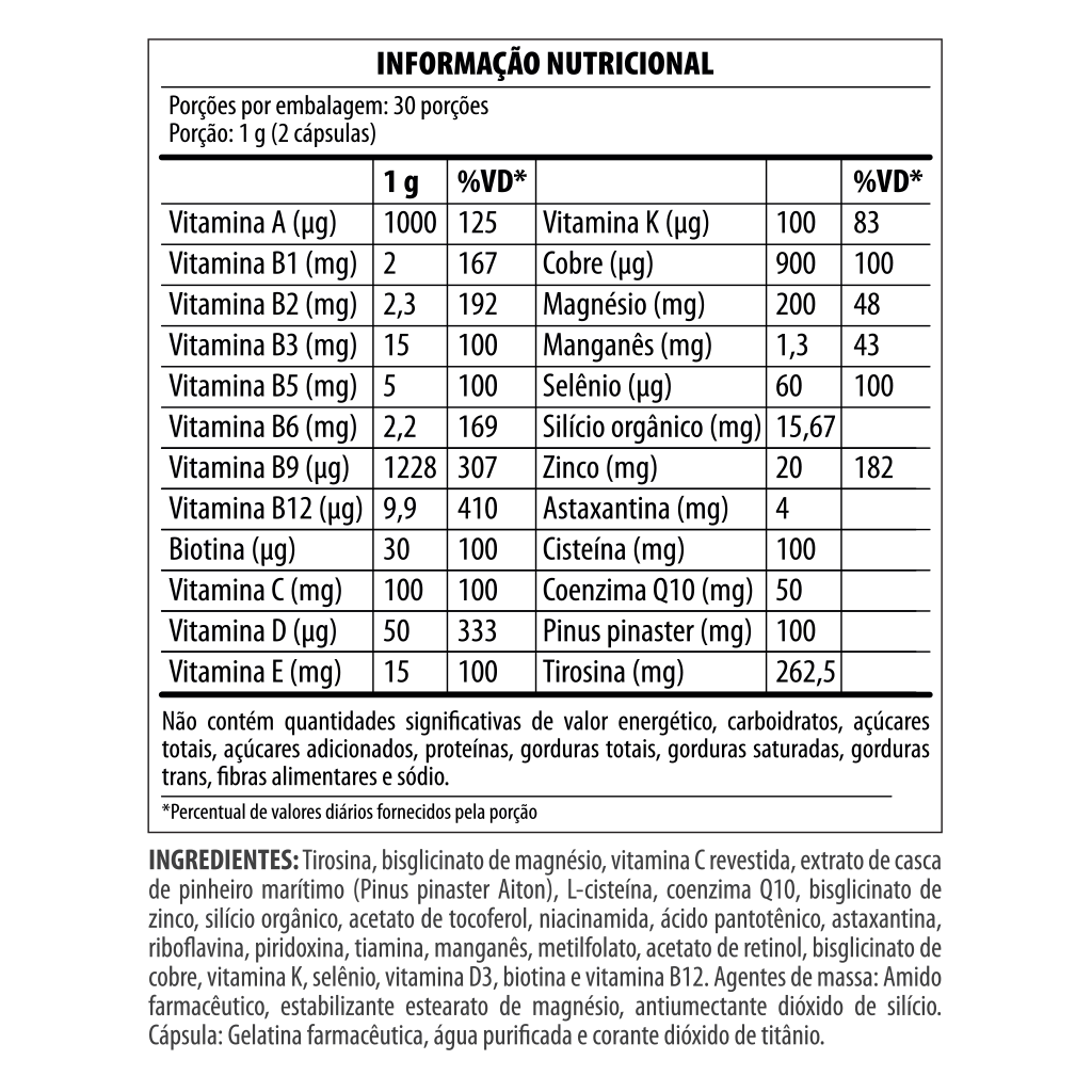 Kit 2 VivaAge Rejuveneces - Longevidade Saudável e Vitalidade Capilar FreshFemme - 120 Cápsulas