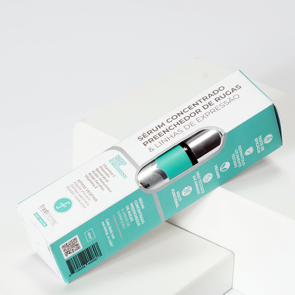 Kit 2 Sérum Concentrado Preenchedor de Rugas e Linhas de Expressão FreshFemme