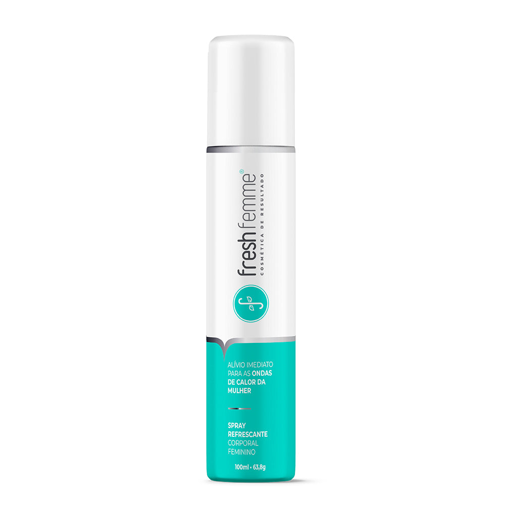 Kit Spray Refrescante Para Calores Menopausa + Sérum Concentrado + Sabonete Antisséptico Natural de Barbatimão com Melaleuca FreshFemme