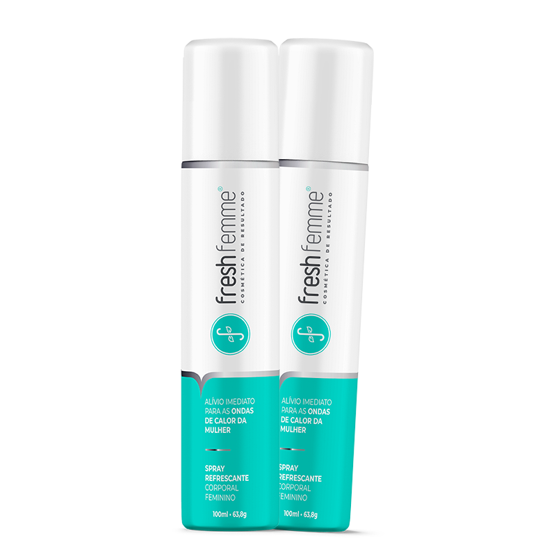 Kit 2 Spray Refrescante Para Calores Menopausa FreshFemme