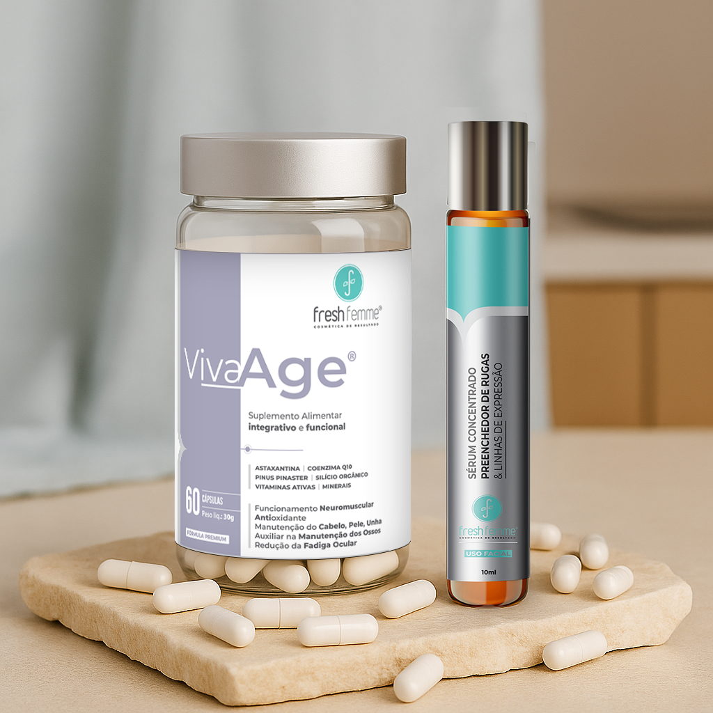 Kit VivaAge Rejuveneces + Sérum Concentrado FreshFemme