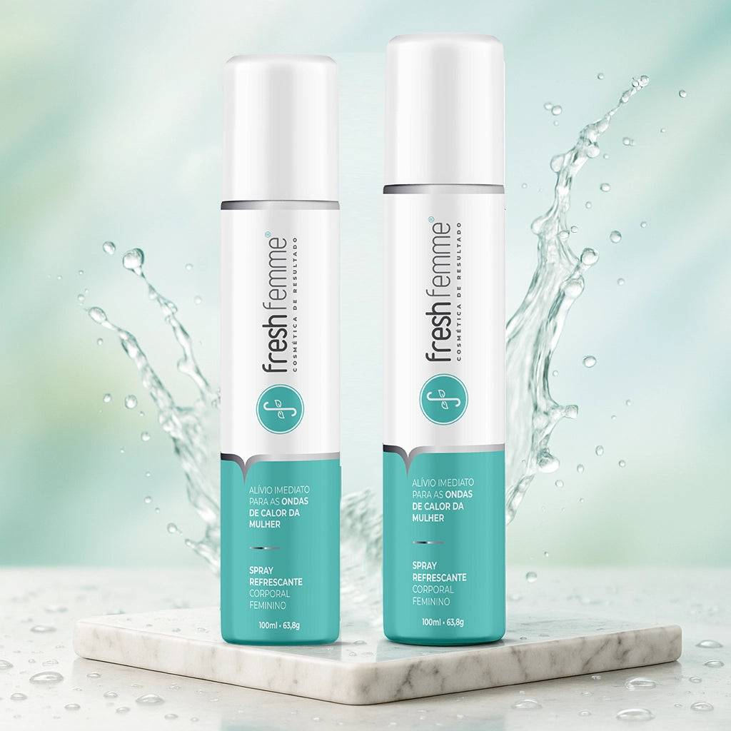 Kit 2 Spray Refrescante Para Calores Menopausa FreshFemme