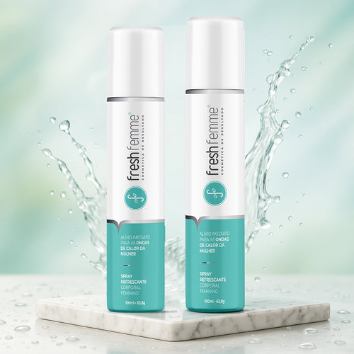 Kit 2 Spray Refrescante Para Calores Menopausa FreshFemme