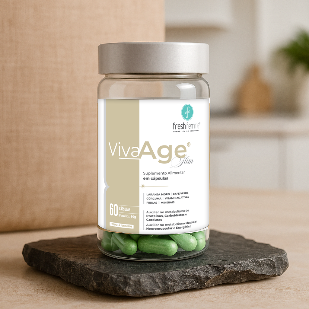 Kit VivaAge Rejuveneces + VivaAge Slim - FreshFemme - 120 Cápsulas